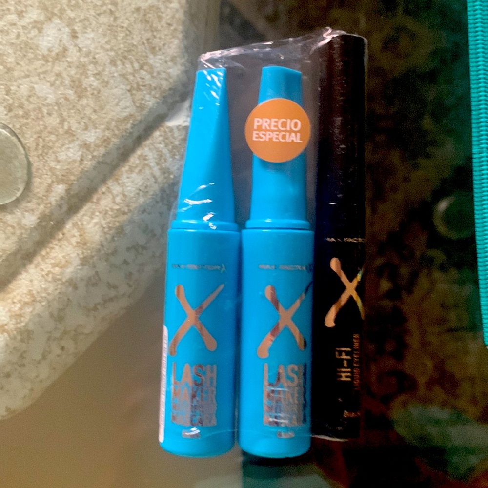 Max Factor Lash Maker Mascara + liquid eyeliner